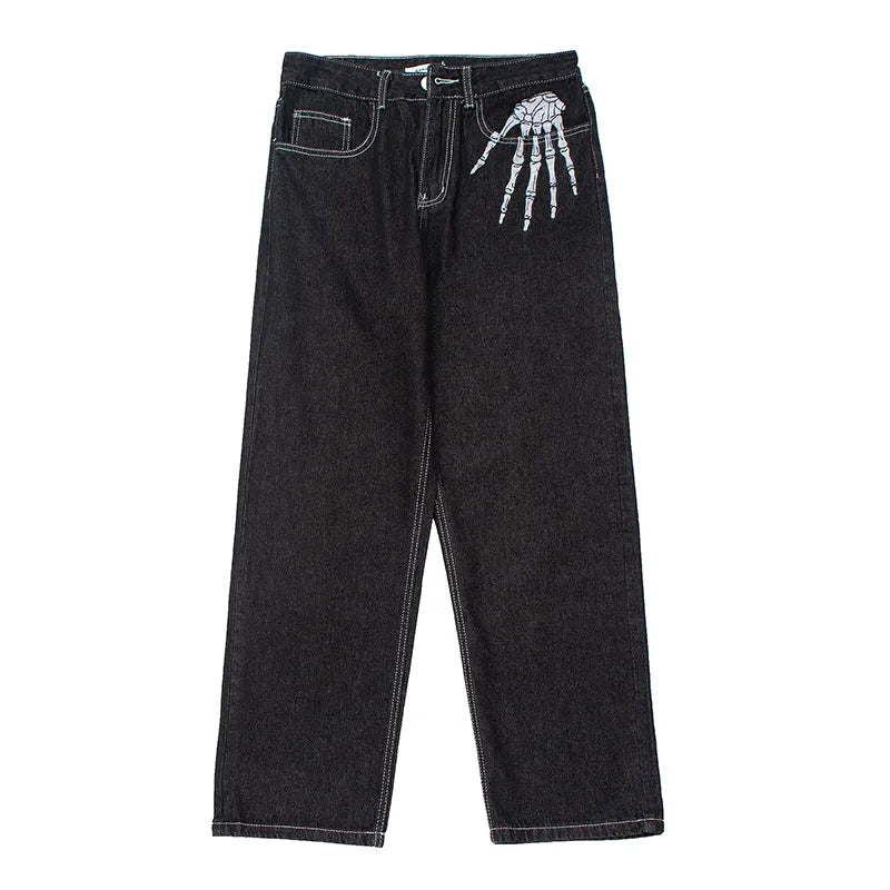 [AMO] SKELETON JEANS