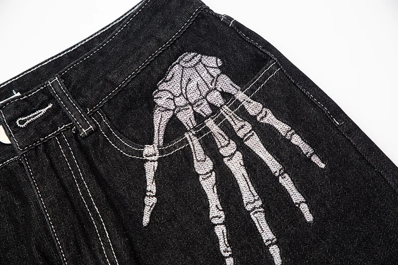 [AMO] SKELETON JEANS