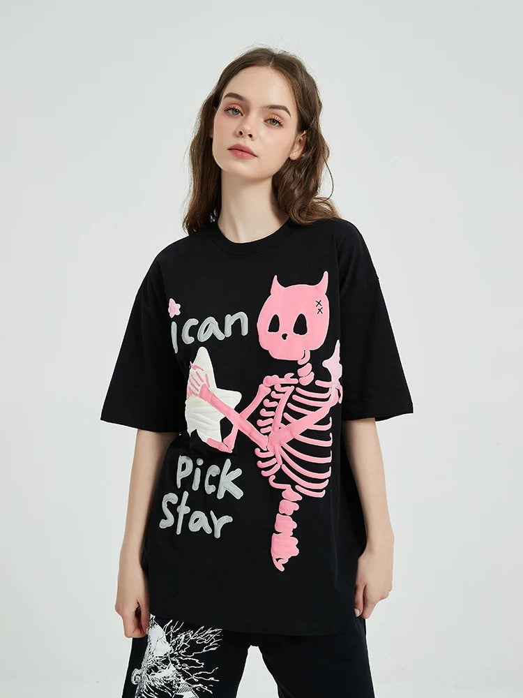 [AMO] DEVIL SKELETON T-SHIRT