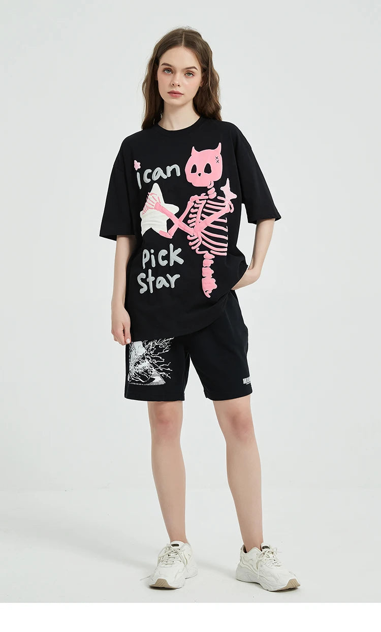 [AMO] DEVIL SKELETON T-SHIRT