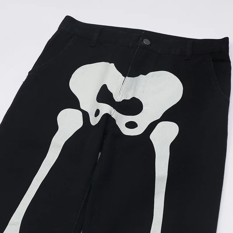 [AMO] SKELETON LOVE JEANS